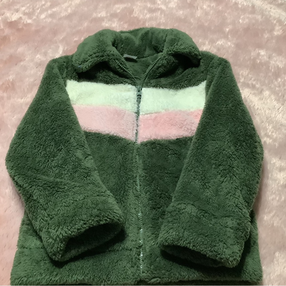 Plush Bomber Girls Jacket